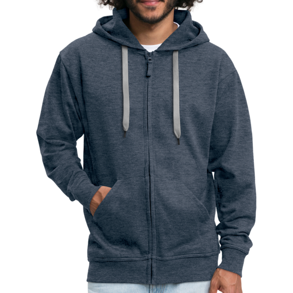 Veste à hoodie Premium pour homme - bleu jeans