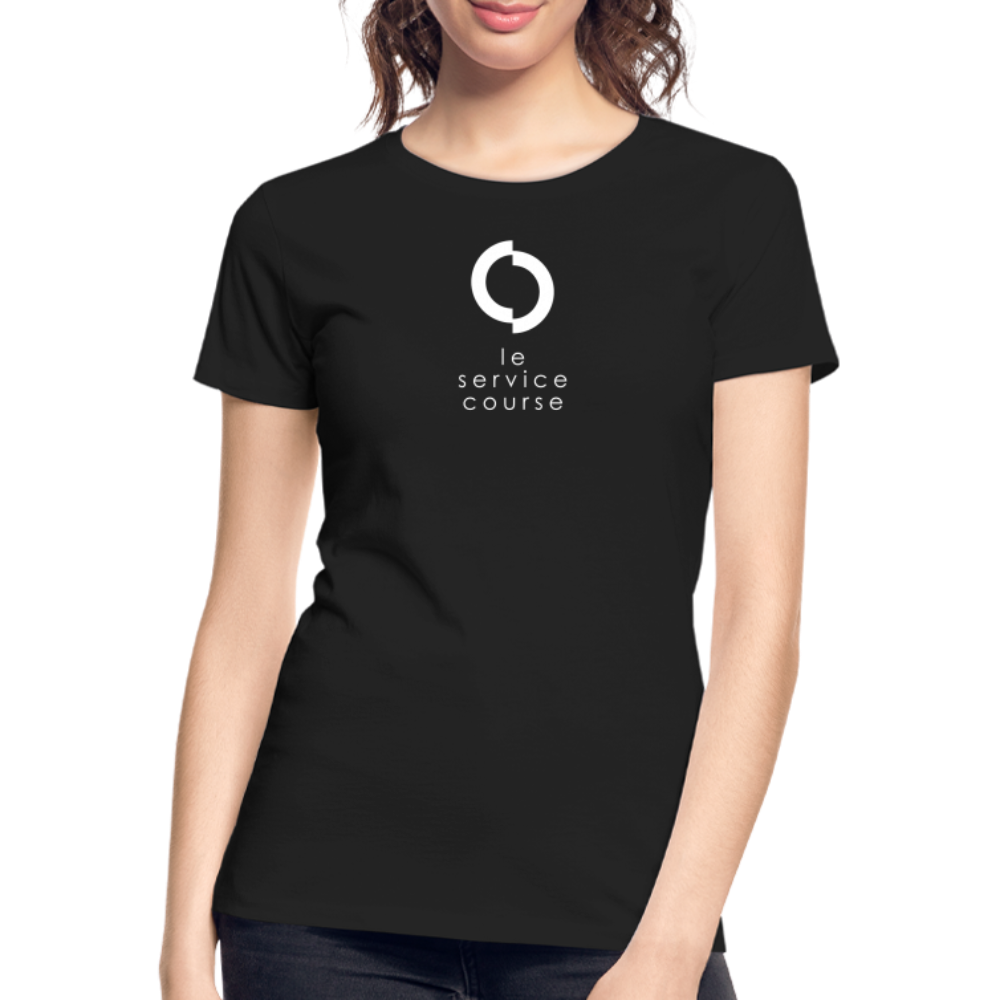 T-shirt bio Premium pour femme - noir