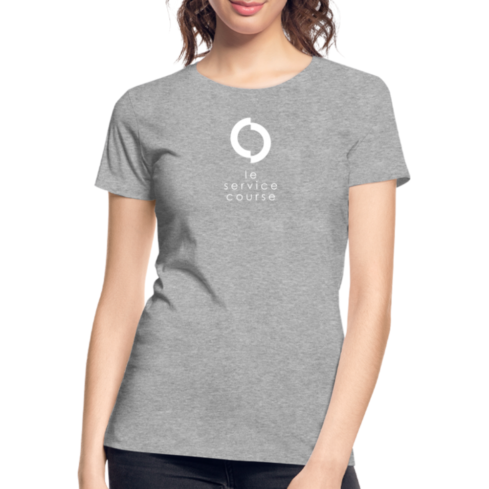 T-shirt bio Premium pour femme - gris chiné