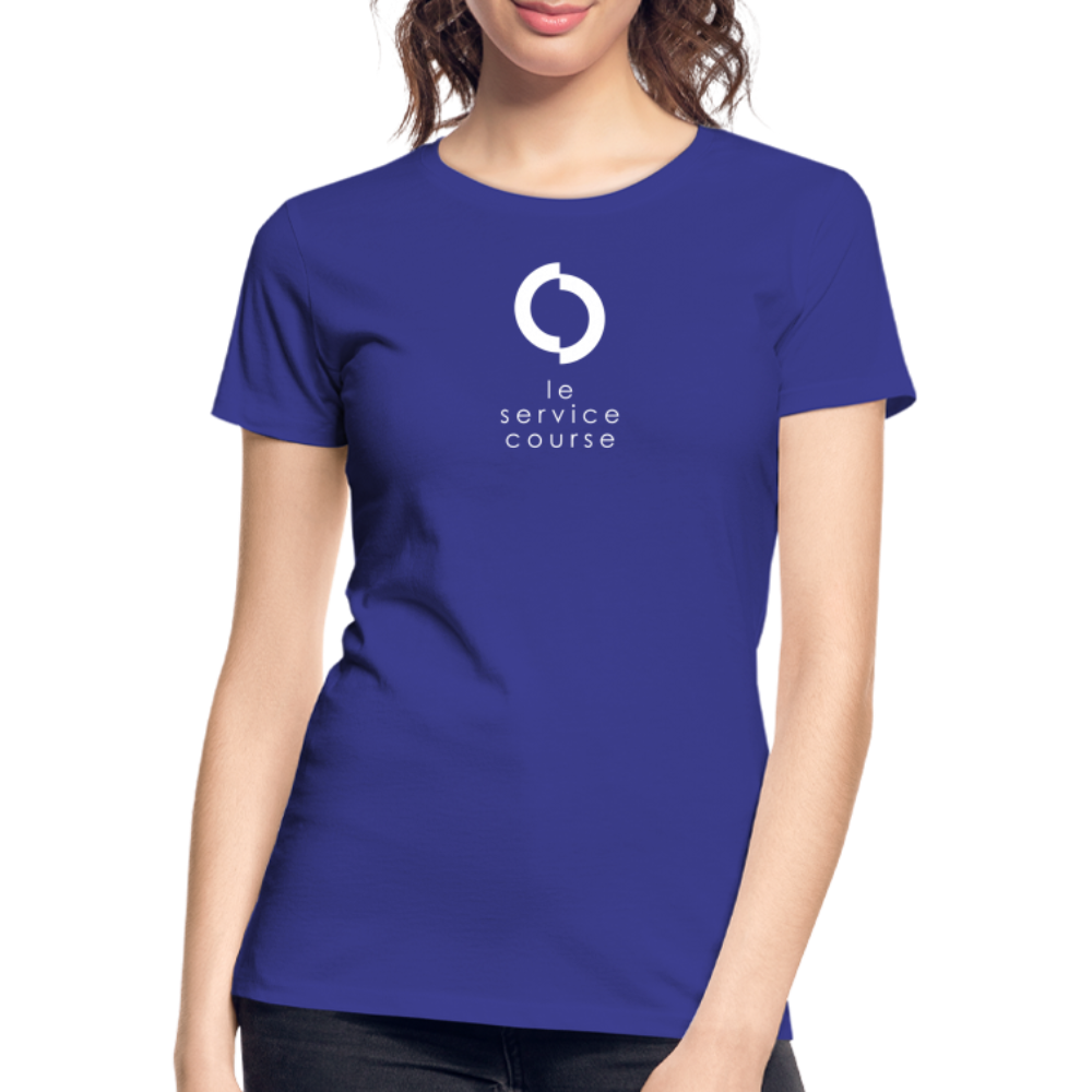 T-shirt bio Premium pour femme - bleu roi