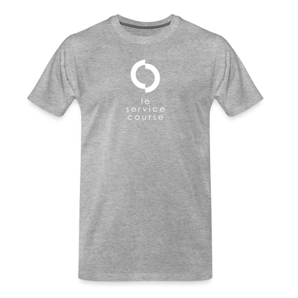 T-shirt bio Premium pour homme - gris chiné