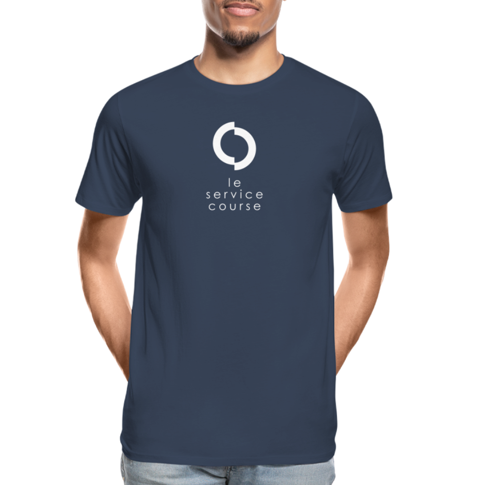 T-shirt bio Premium pour homme - bleu marine