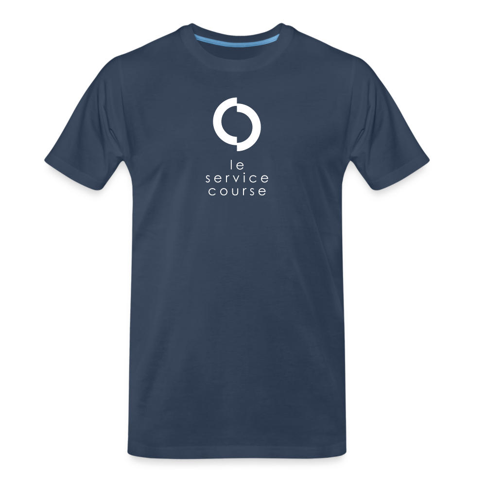 T-shirt bio Premium pour homme - bleu marine