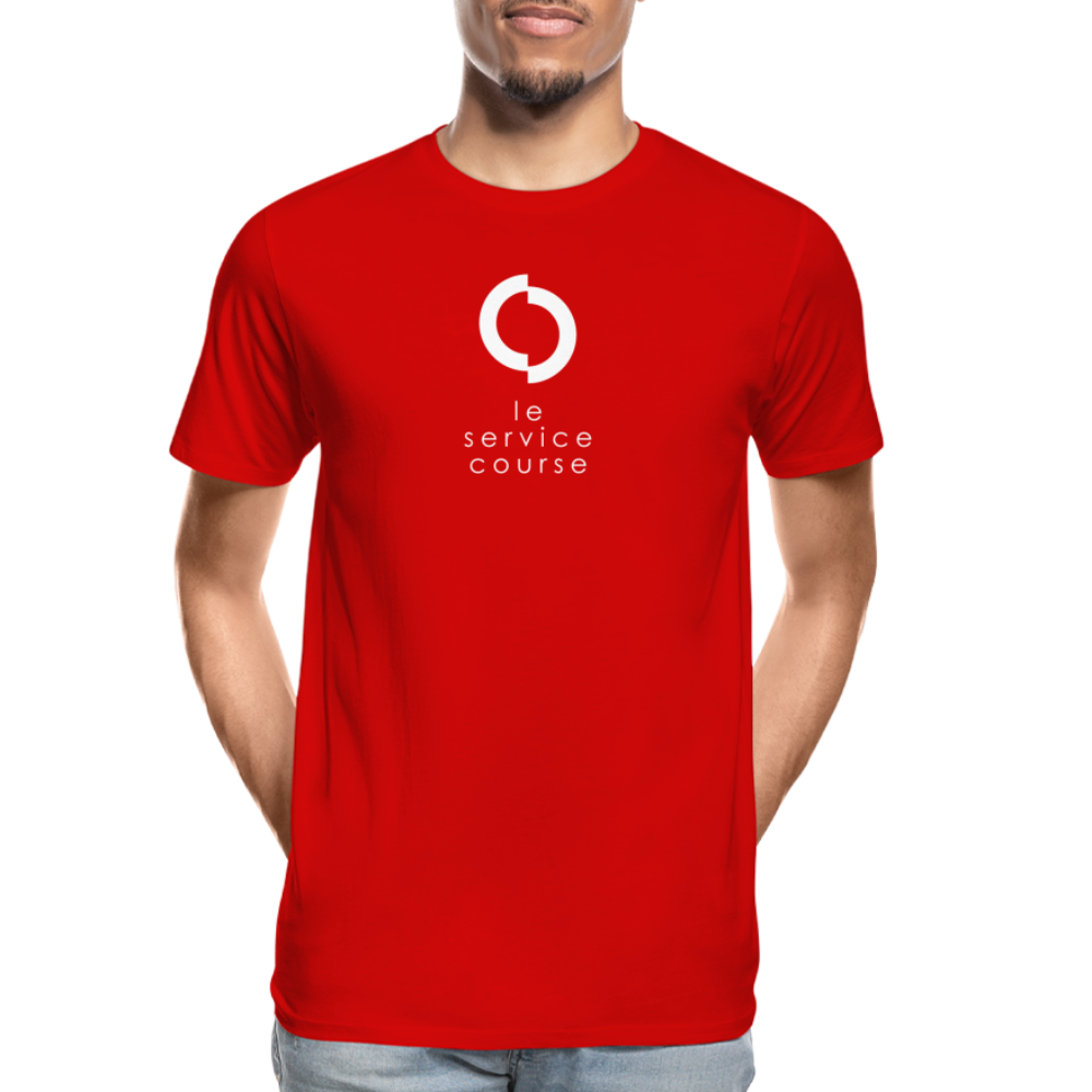 T-shirt bio Premium pour homme - rouge