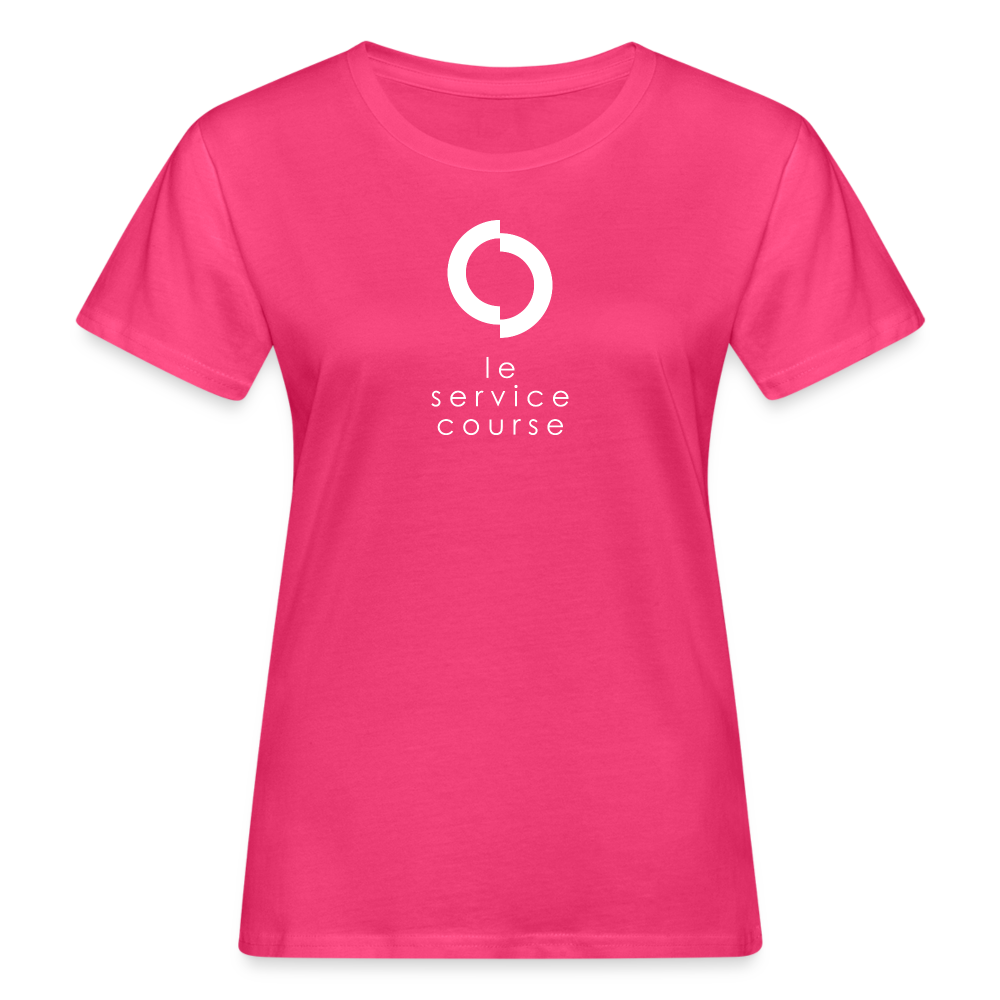 T-shirt bio pour femme - rose néon