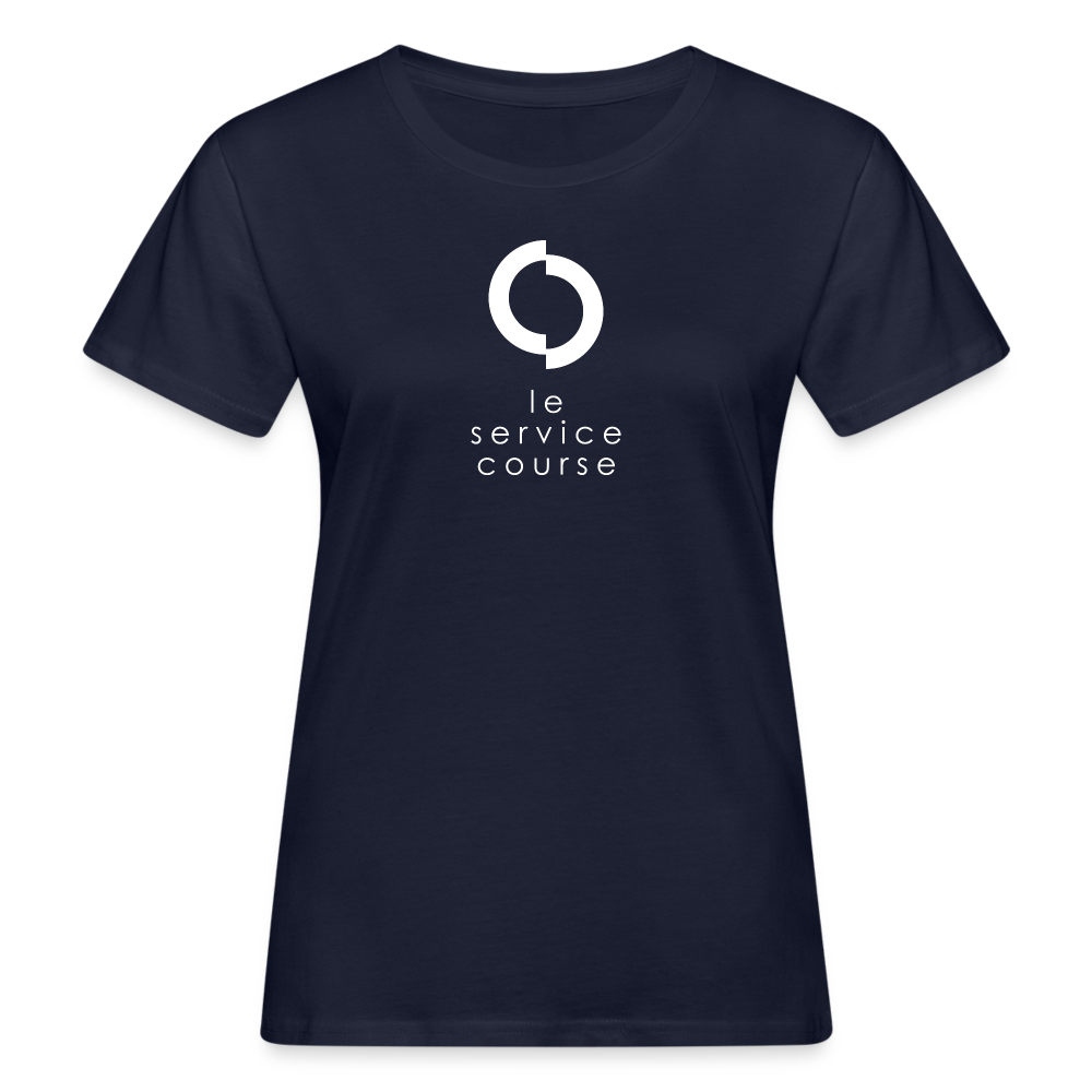 T-shirt bio pour femme - marine