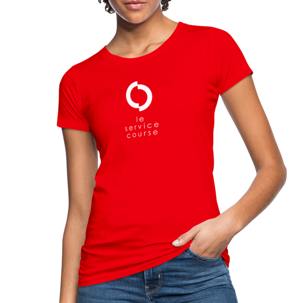 T-shirt bio pour femme - rouge