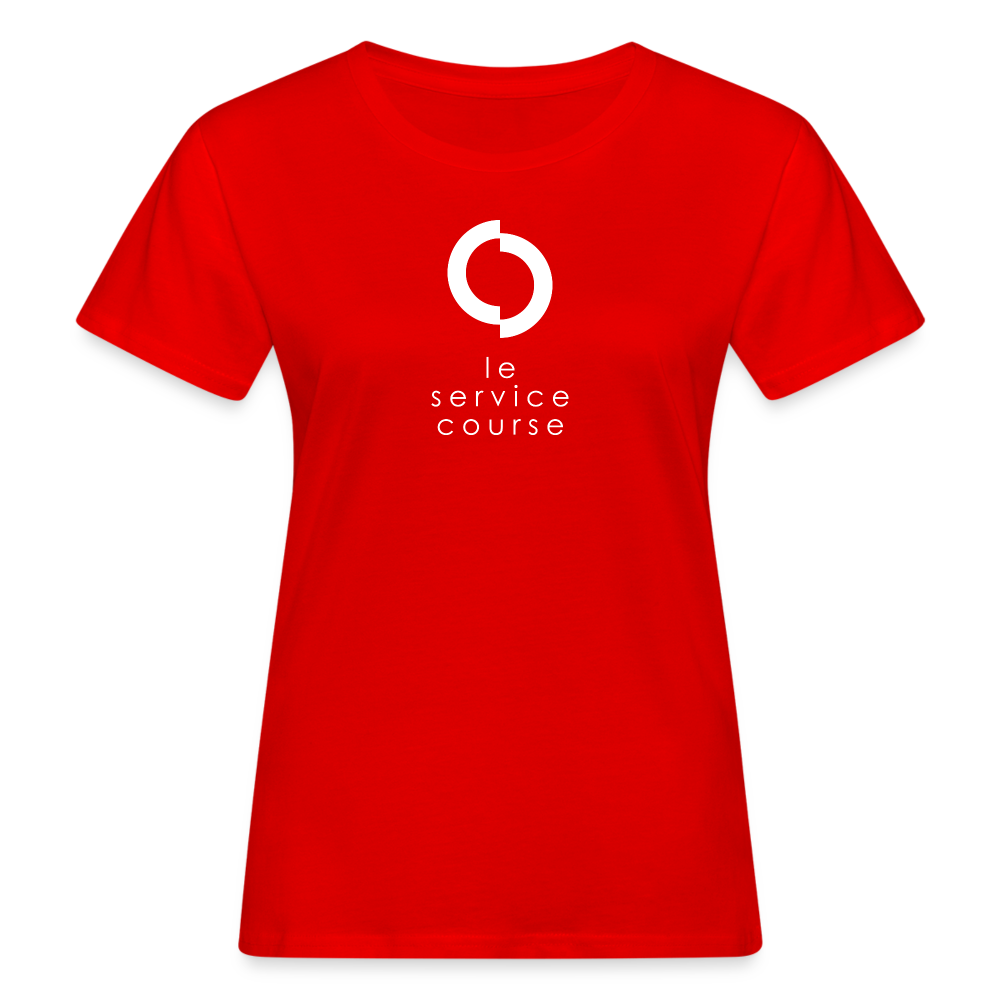T-shirt bio pour femme - rouge