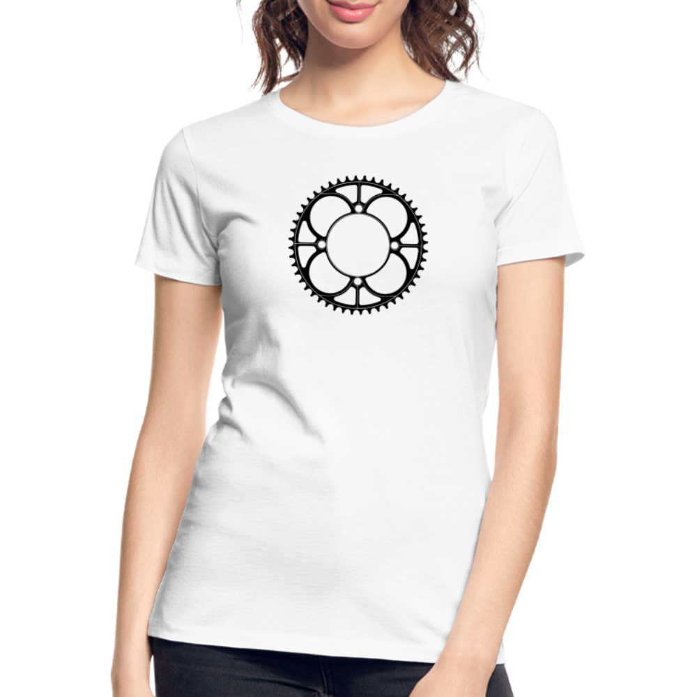 Plateau - T-shirt bio Premium pour femme - noir - blanc