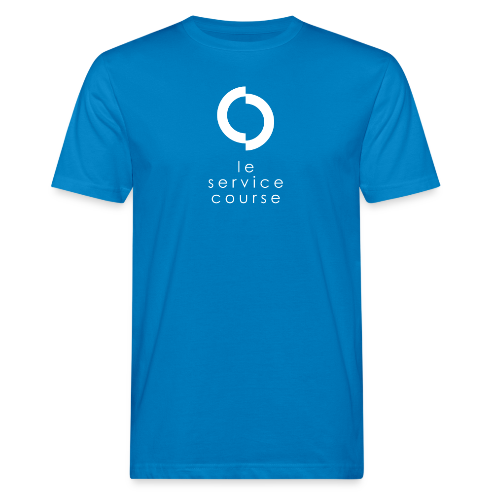 T-shirt bio - homme - bleu paon