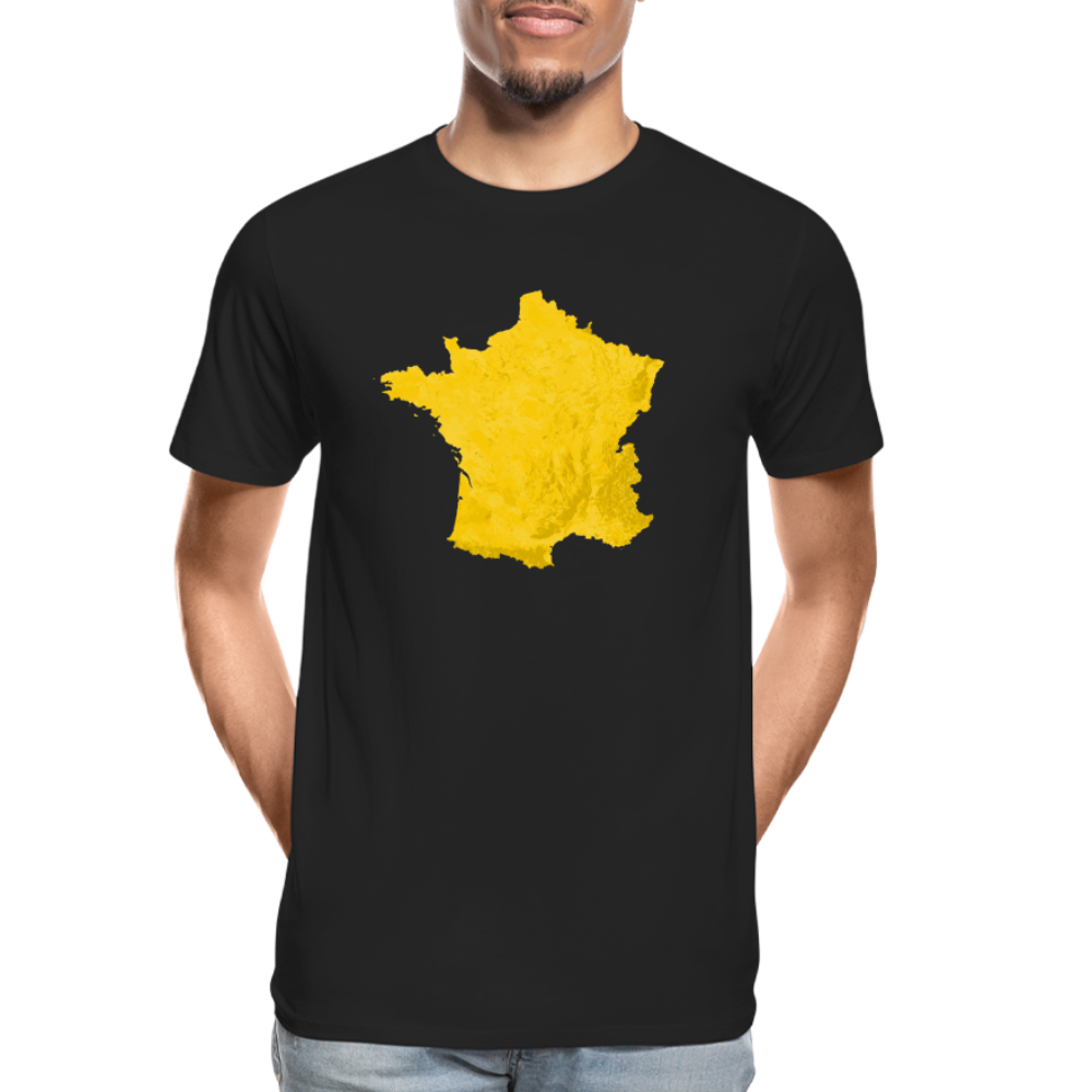 T-shirt bio Premium pour homme - france - noir