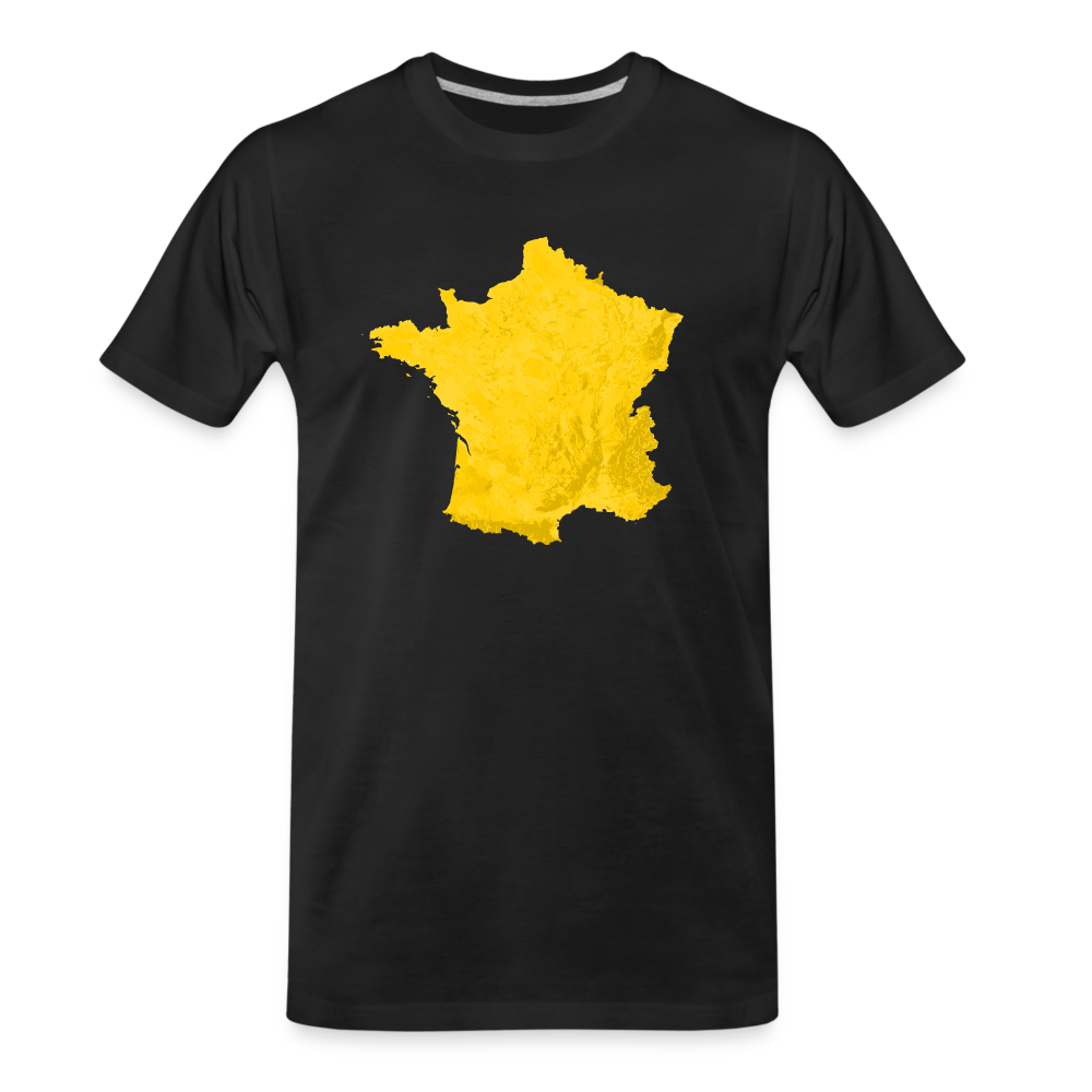 T-shirt bio Premium pour homme - france - noir