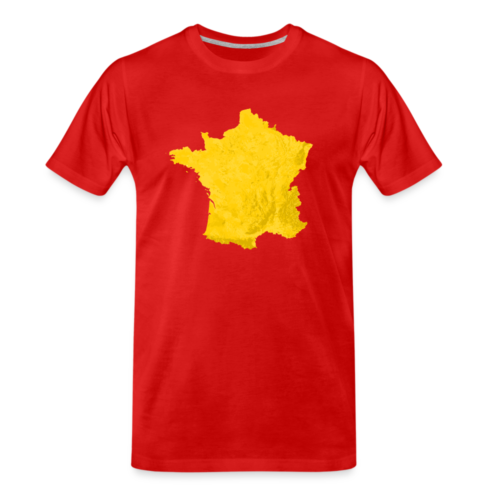 T-shirt bio Premium pour homme - france - rouge