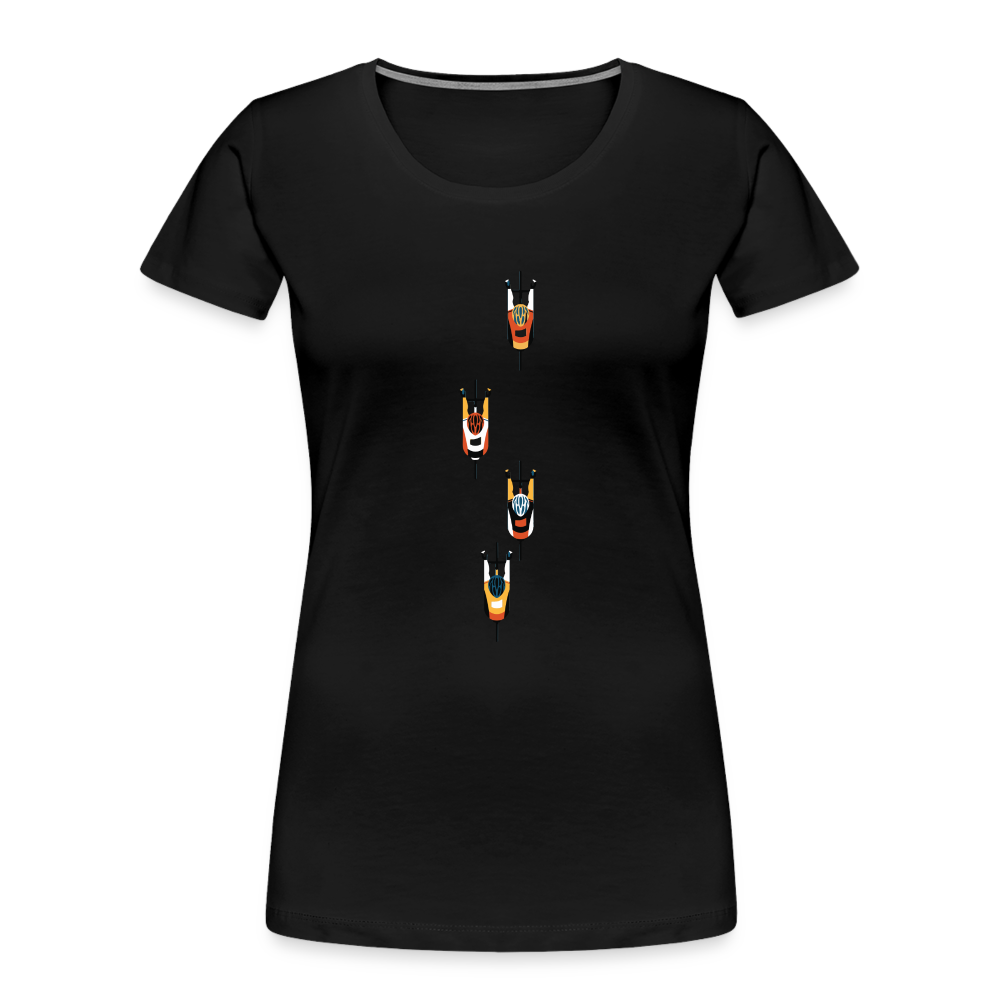 Plateau - T-shirt bio Premium pour femme - peloton - noir