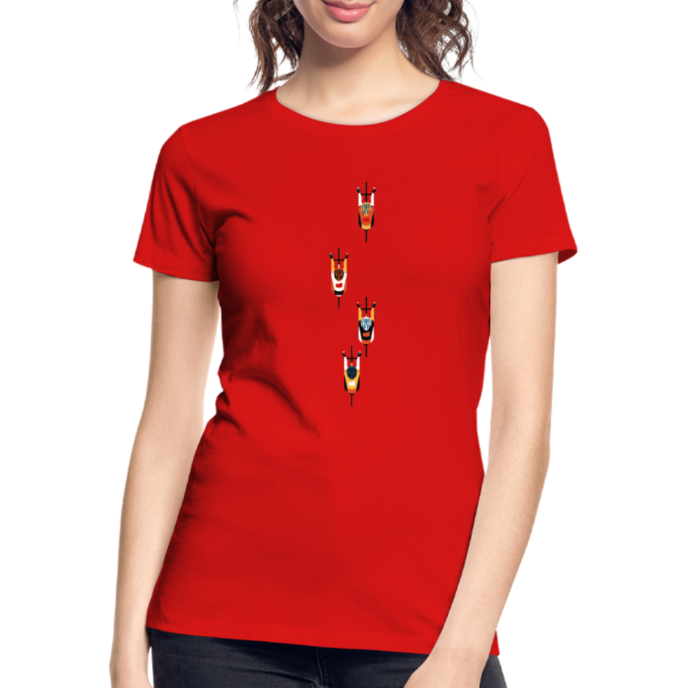 Plateau - T-shirt bio Premium pour femme - peloton - rouge