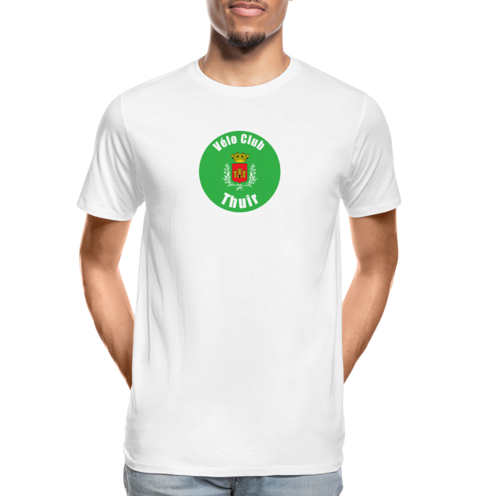 T-shirt bio Premium pour homme - Vélo Club Thuir - blanc