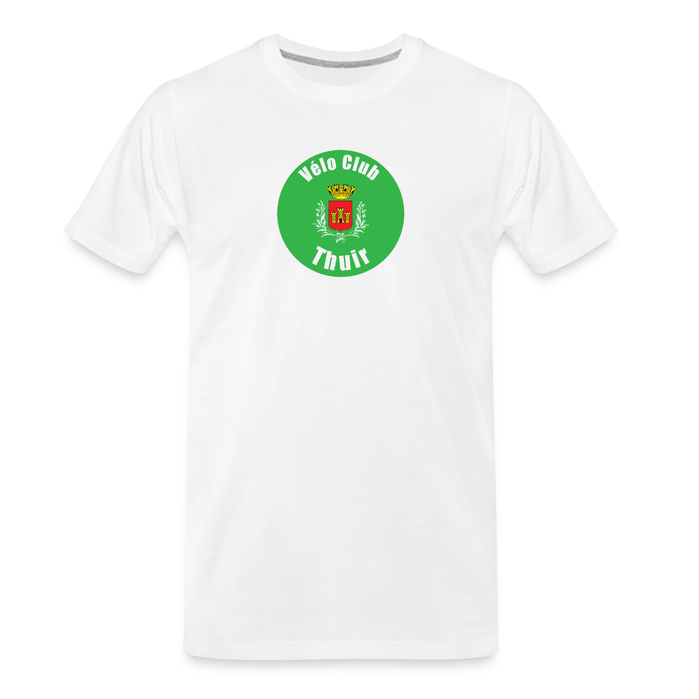 T-shirt bio Premium pour homme - Vélo Club Thuir - blanc