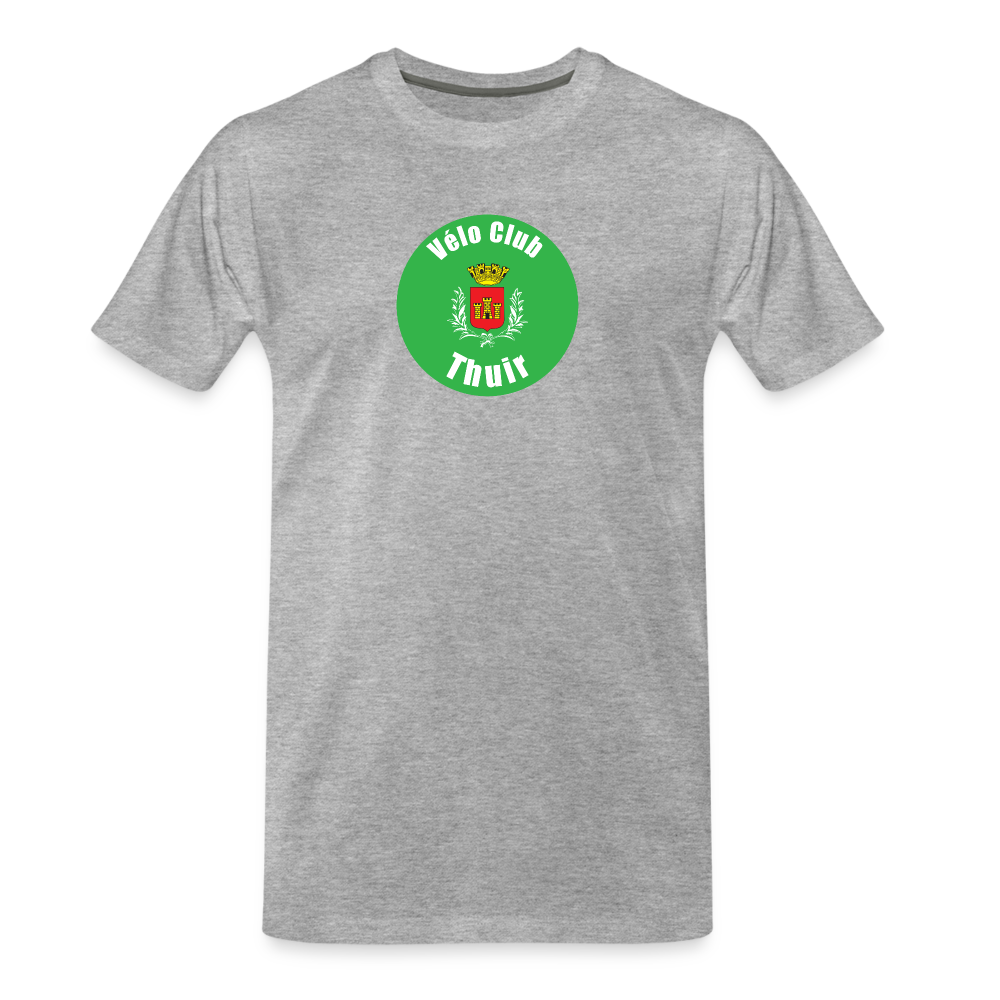 T-shirt bio Premium pour homme - Vélo Club Thuir - gris chiné