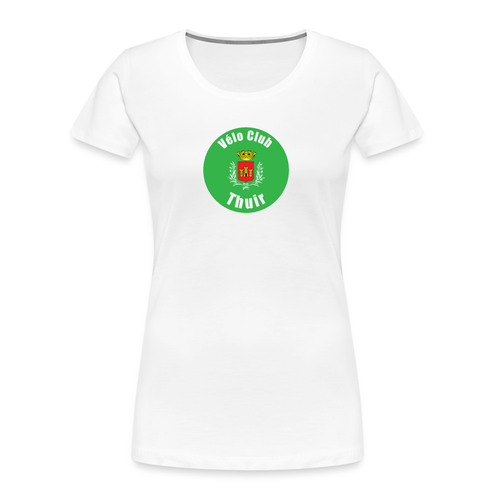 T-shirt bio Premium pour femme - Vélo Club Thuir - blanc